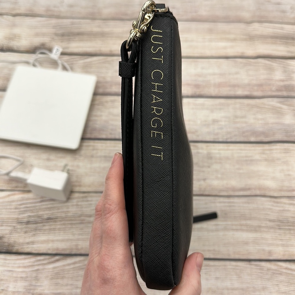 Kate Spade Everpurse Black Large Quentin Wristlet - Picture 5 of 10